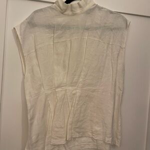 Zara Cream Sleeveless Top